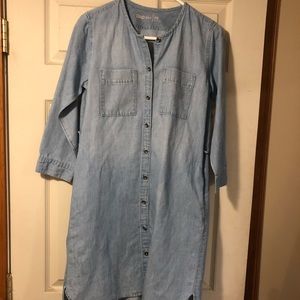 GAP Denim Dress long sleeve XS
